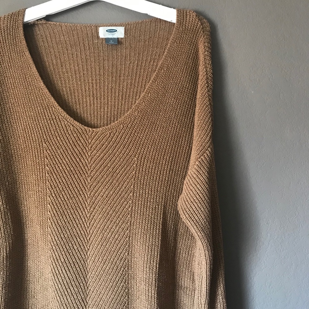 V-Neck Tunic Sweater
